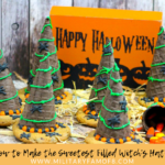 How to Make the Sweetest Filled Witch's Hats! This recipe is the perfect thing for any activity you are hosting this month! It's such a fun and fast craft, did we mention it's also delicious?!