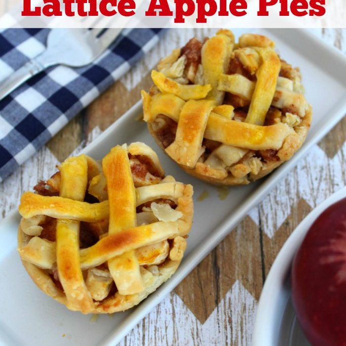 Mini Lattice Apple Pies