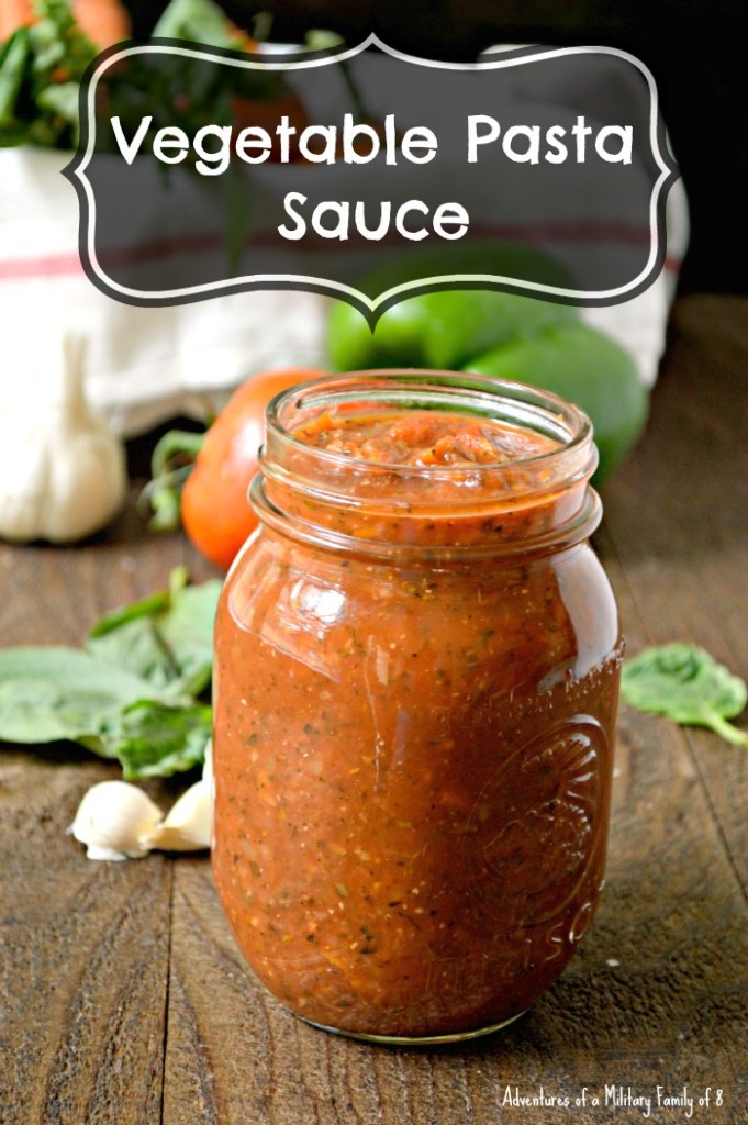 Vegetable Pasta Sauce