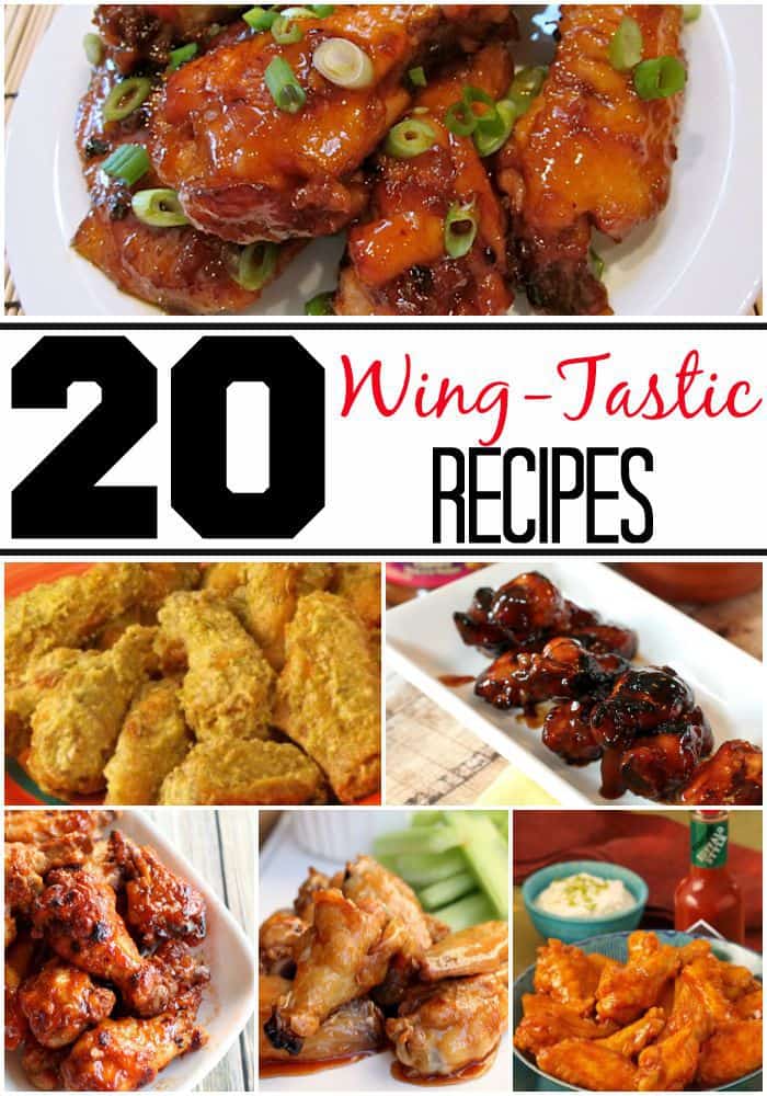 20 Game Day Wing Recipes You Will Love!     Here are some wing recipes that will leave you wanting more, good thing there are 20 recipes in here to choose from! 
