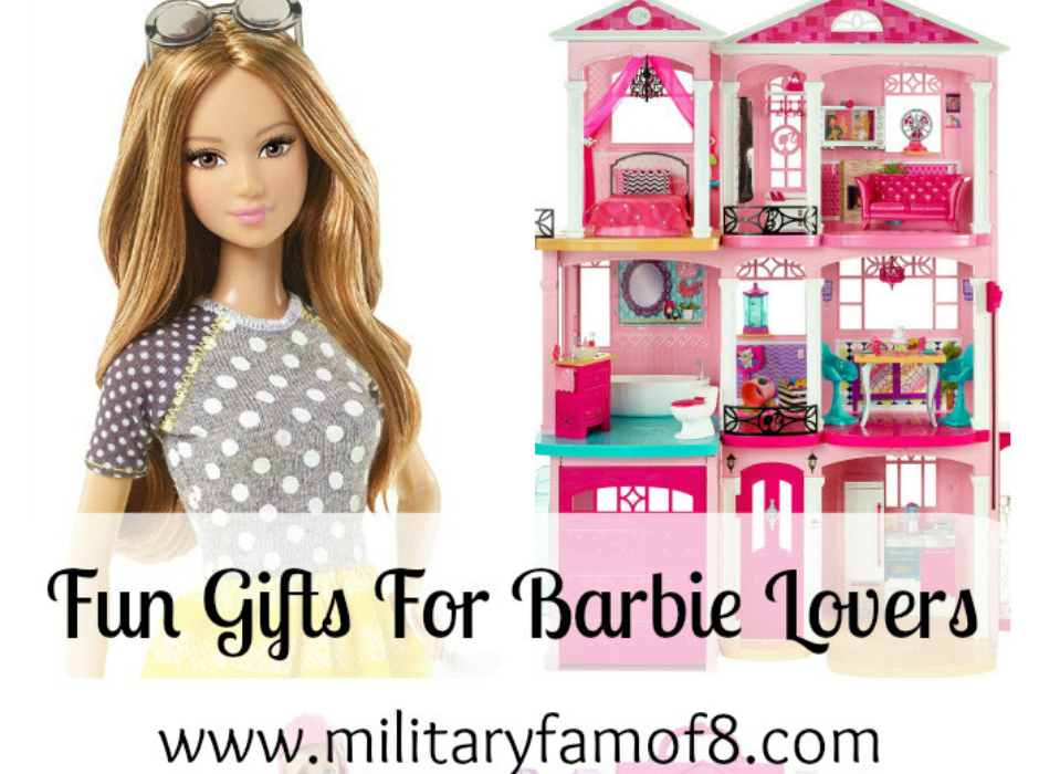 The 50+ Item Gift Guide for Barbie Lovers. Perfect for Holiday shopping and birthdays. Over 50 of the best Barbie gifts, Barbie gift guide, Barbie shopping ideas