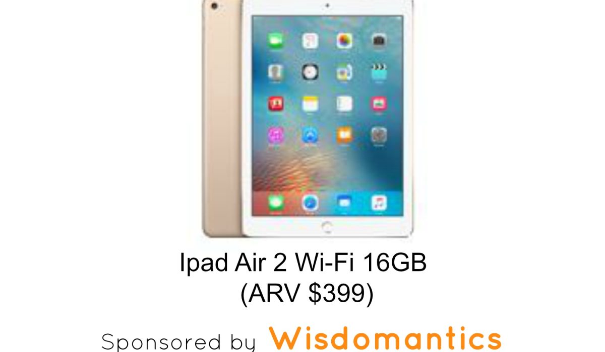 iPad Air 2 Giveaway Wisdomantics