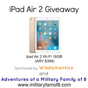 Wisdomantics Family Game Q&A w/Creator and iPad Air 2 Giveaway