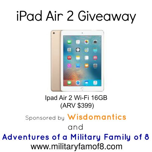 iPad Air 2 Giveaway Wisdomantics