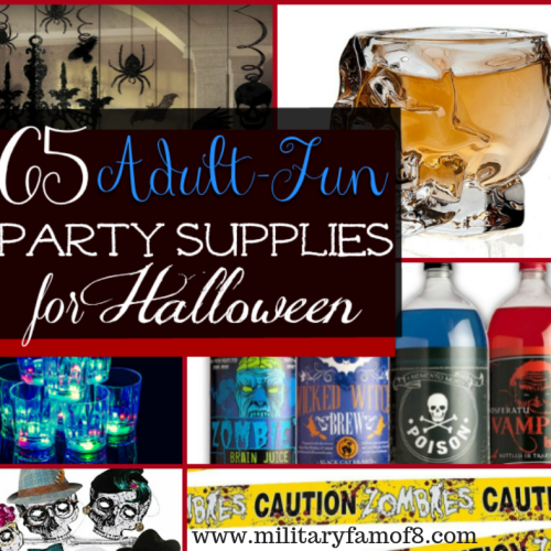 65 Adult Fun Party Supplies for Halloween Parties! Over 60 #Halloween Adult fun Party supplies on this list, whether you're looking to throw a fun Party, or to decorate your home; this list has something for everyone!