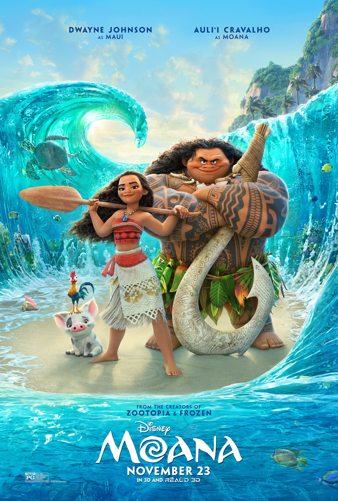 Disney Movie: Moana Coloring Book Pages