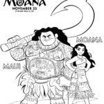 Disney Movie: Moana Coloring Pages