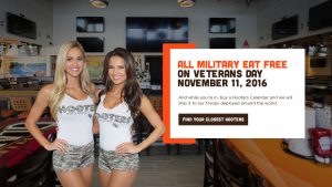 Veterans Eat Free on Veteran's Day 