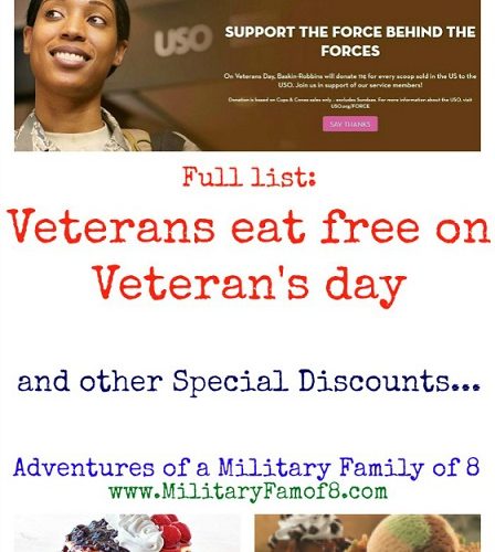 veterans eat free on veterans day