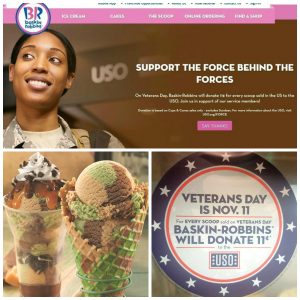 Veterans eat free on veteran's day