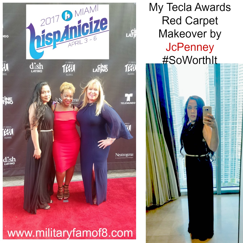My Tecla Awards Red Carpet Makeover by JcPenney #SoWorthIt