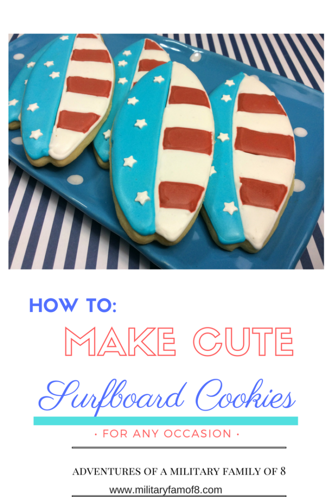 How to: Make Cute Surfboard Cookies for any Occasion