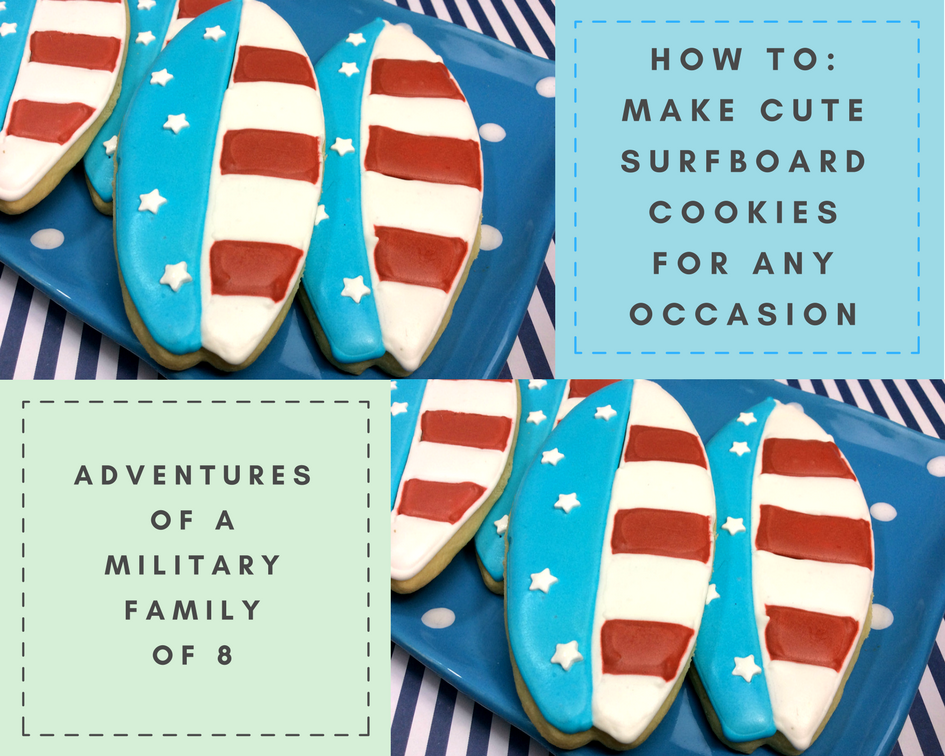 How to: Make Cute Surfboard Cookies for any Occasion