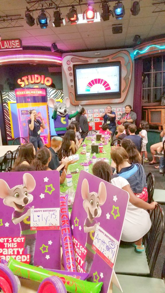 The Best Birthday Parties Happen in Chuck E. Cheese!