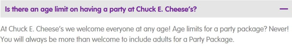 The Best Birthday Parties Happen in Chuck E. Cheese!