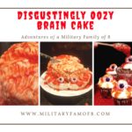 Disgustingly Oozy Brain Cake. With step-by-step instructions and a video with the end result, there is no way you can get this cake wrong! You will Definitely be voted the coolest & creepiest house in your town! Creepy Halloween Cake.