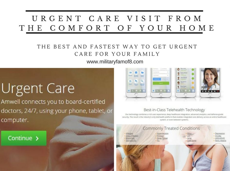 Urgent Care Visit From the Comfort of Your Home