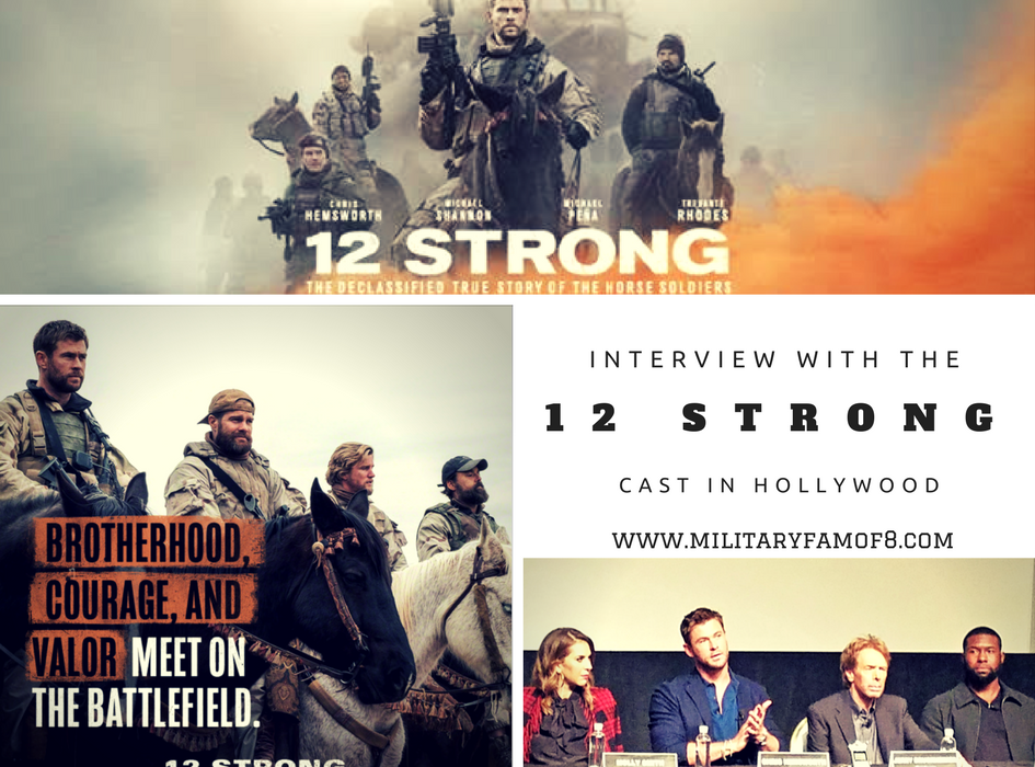 Interview with the 12 Strong Cast in Hollywood