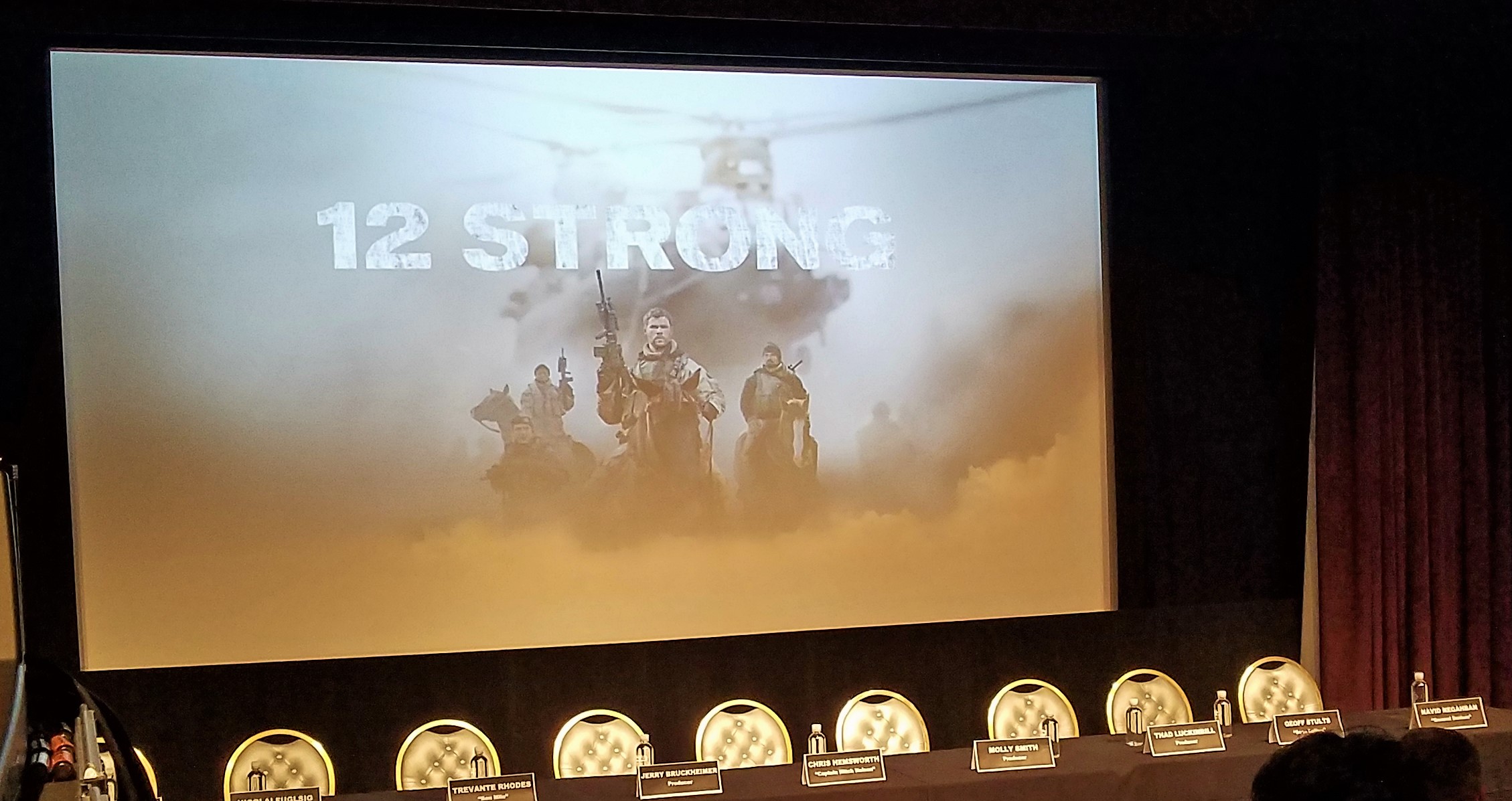 Interview with the 12 Strong Cast in Hollywood