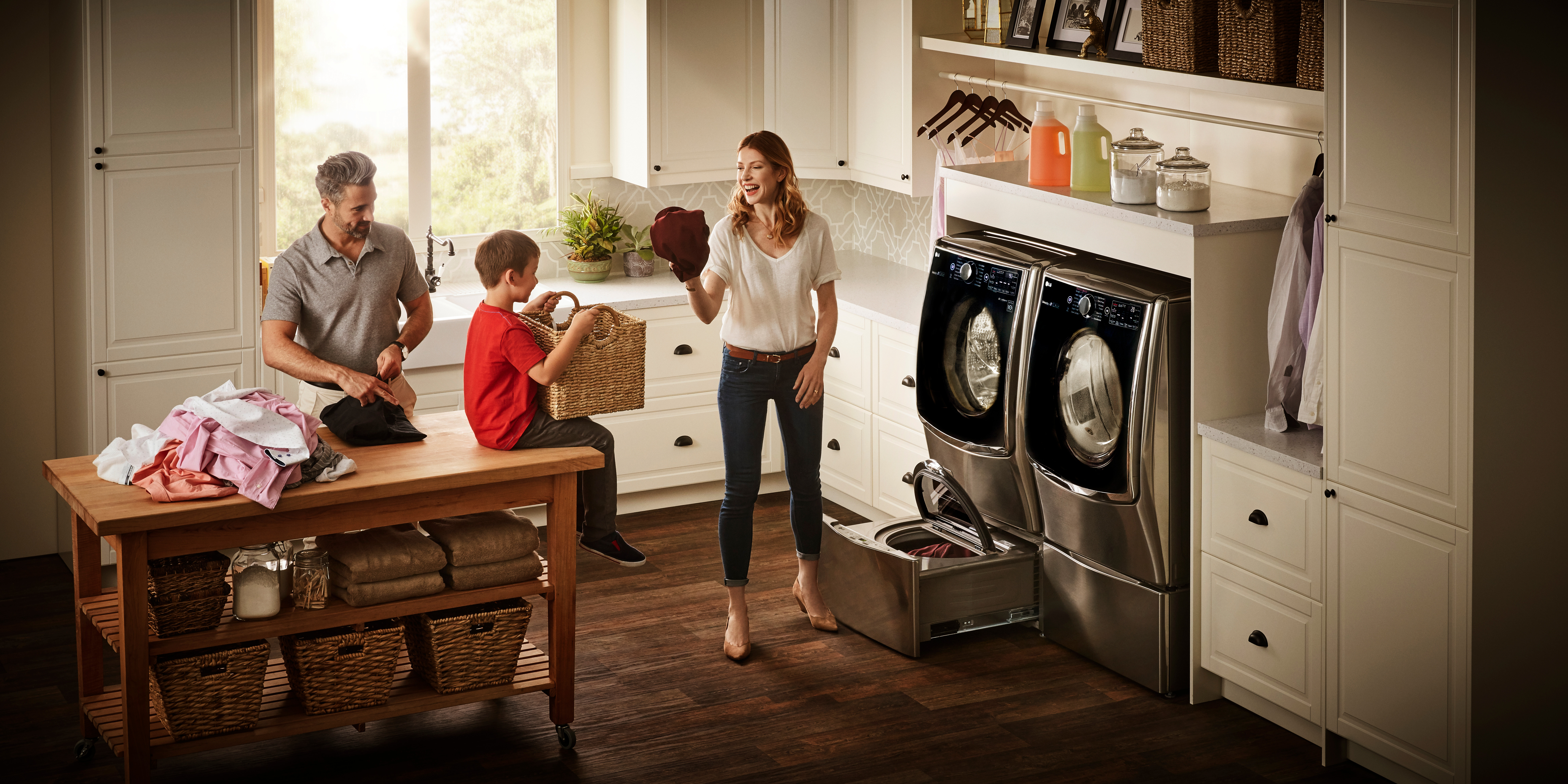 What is the Best Laundry System to Buy? LG Twin Wash system which includes LG Front Load laundry set paired with LG’s SideKick Pedestal Washer