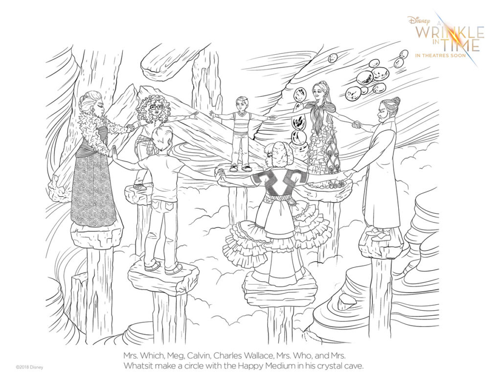 Disney's A Wrinkle in Time Coloring & Activity Pages #WrinkleInTime