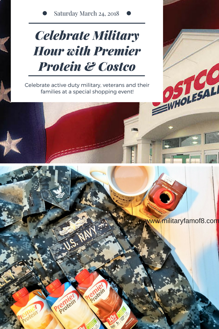 Celebrate Military Hour with Premier Protein & Costco