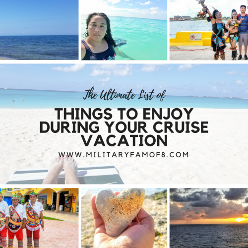 The Ultimate List of Things to Enjoy During your Cruise Vacation. From Amazing Animal Encounters to All-Inclusive Resorts, this Post Will Help You Plan the Ultimate Cruise! #Travel #cruise #cruisetravel