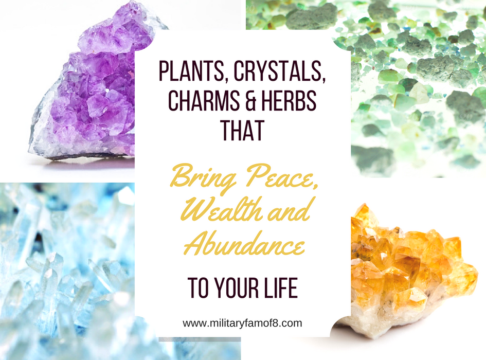 Plants, Crystals, Charms & Herbs that Bring Peace, Wealth and Abundance to your Life