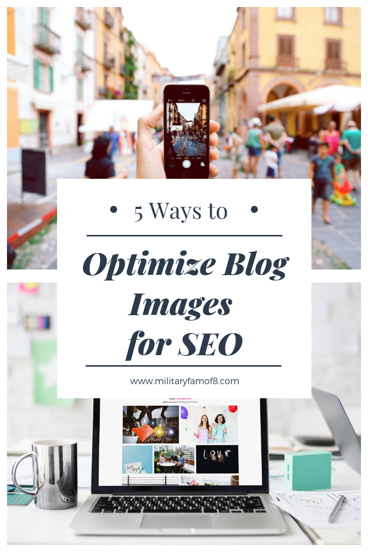 5 Ways to Optimize Blog Images for SEO. How to optimize images with SEO on my blog? How can I add good SEO to my blog's pictures? Have you wondered how you can optimize your pictures to be seen more? I literally have been revisiting my old posts and applying these tips and the rise in readership has been noticeable!