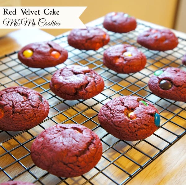 Red Velvet Cake M&M's Cookies The Ultimate Leftover Candy Recipe Collection! With over 70 recipes you are sure to find ways to use left over candy in ways you did not imagine! From pies to ice cream to drinks, these recipes will blow your mind! 