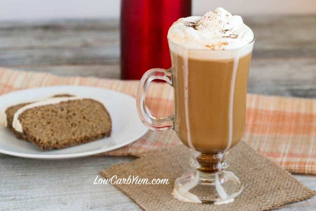 Gingerbread Spice Coffee Gingerbread Latte Ultimate List of Holiday Cocktail & Mocktail Recipes