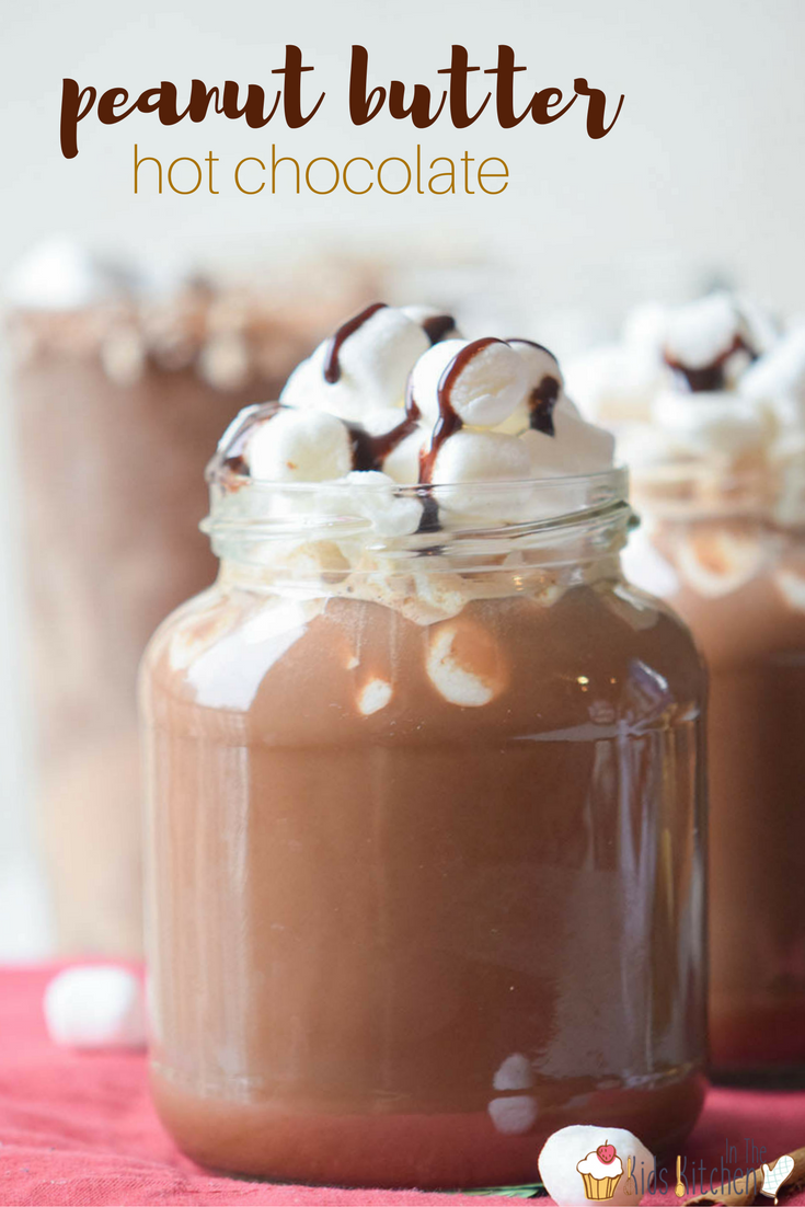 Healthy-ish Peanut Butter Hot Chocolate Ultimate List of Holiday Cocktail & Mocktail Recipes