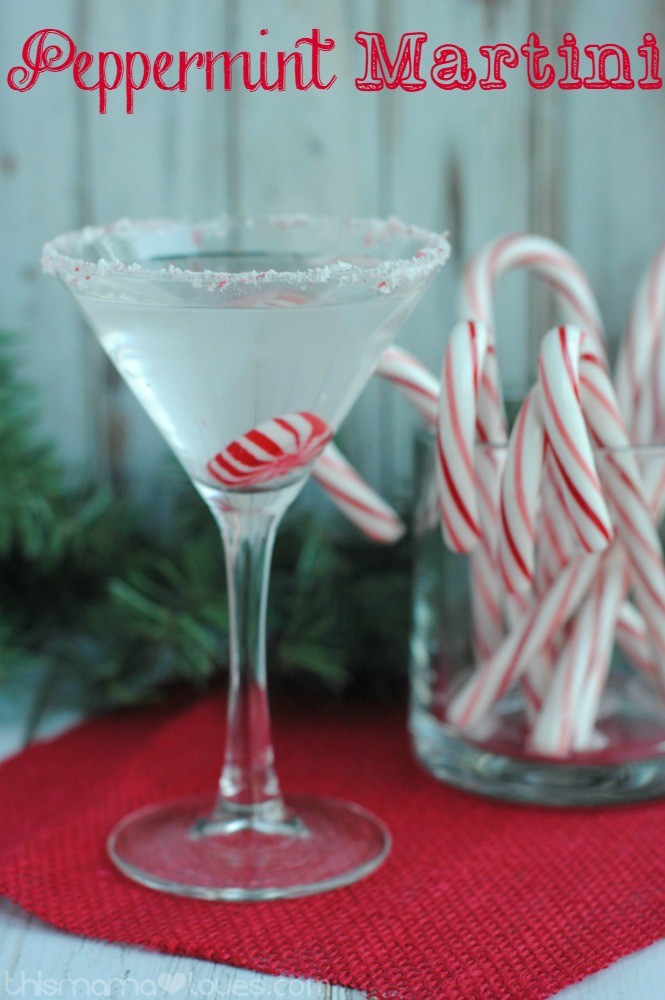 Peppermint Martini Ultimate List of Holiday Cocktail & Mocktail Recipes