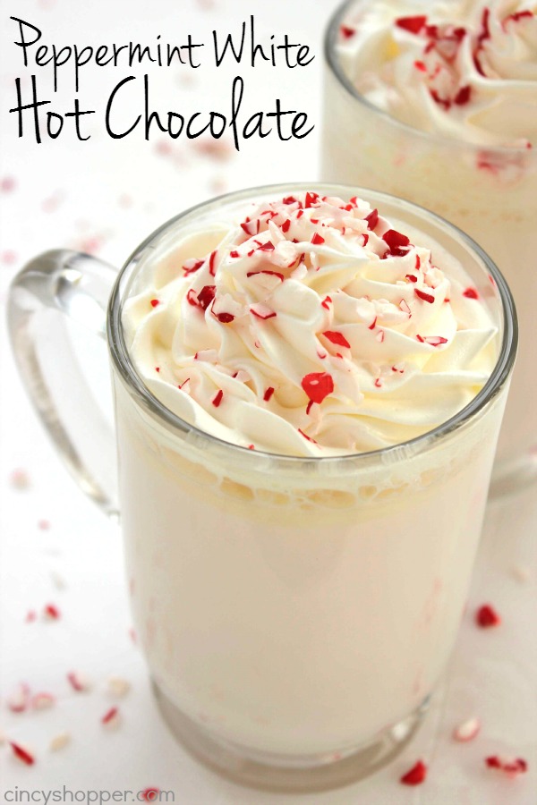 Peppermint White Hot Chocolate The Ultimate List of Holiday Cocktail & Mocktail Recipes. With over 50 recipes to choose from and constantly adding more, you will never be short of ideas! If you are hosting a Holiday Party or are enjoying a night in with a Hallmark movie, you are sure to find the right drink for the occasion in this post. Cheers!