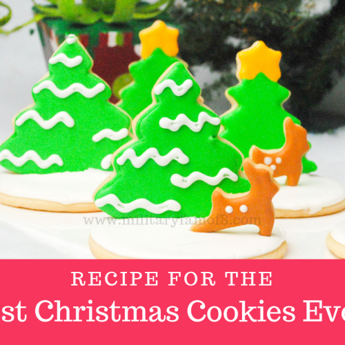 This is our Recipe for the Best Christmas Cookies Ever! From the flavors to the adorable designs, these are sure to be the talk of the dessert table! #Christmascookies #holidaycookies