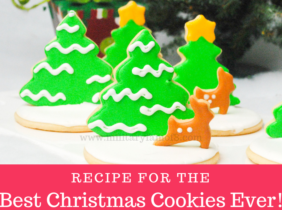 This is our Recipe for the Best Christmas Cookies Ever! From the flavors to the adorable designs, these are sure to be the talk of the dessert table! #Christmascookies #holidaycookies