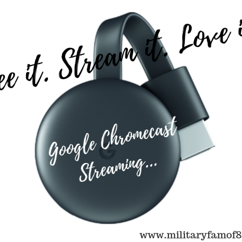 See it. Stream it. Love it! Google Chromecast Streaming... The best friend I have been looking for! This little magical device is just what I was looking for, no more cable and hello fun!