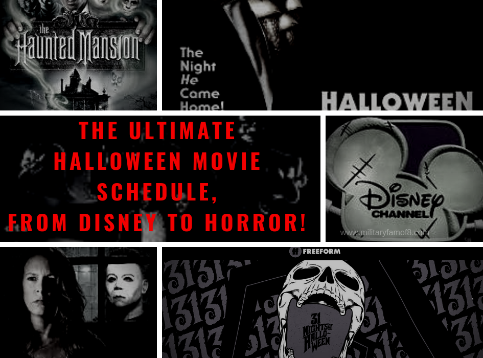 The Ultimate Halloween Movie Schedule from Disney to Horror!