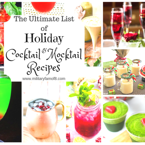 Ultimate List of Holiday Cocktail & Mocktail Recipes