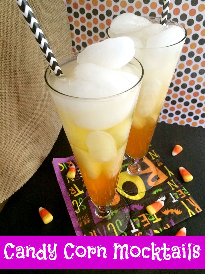 Candy Corn mocktail The Spookiest Halloween Drink Recipes Ever!
