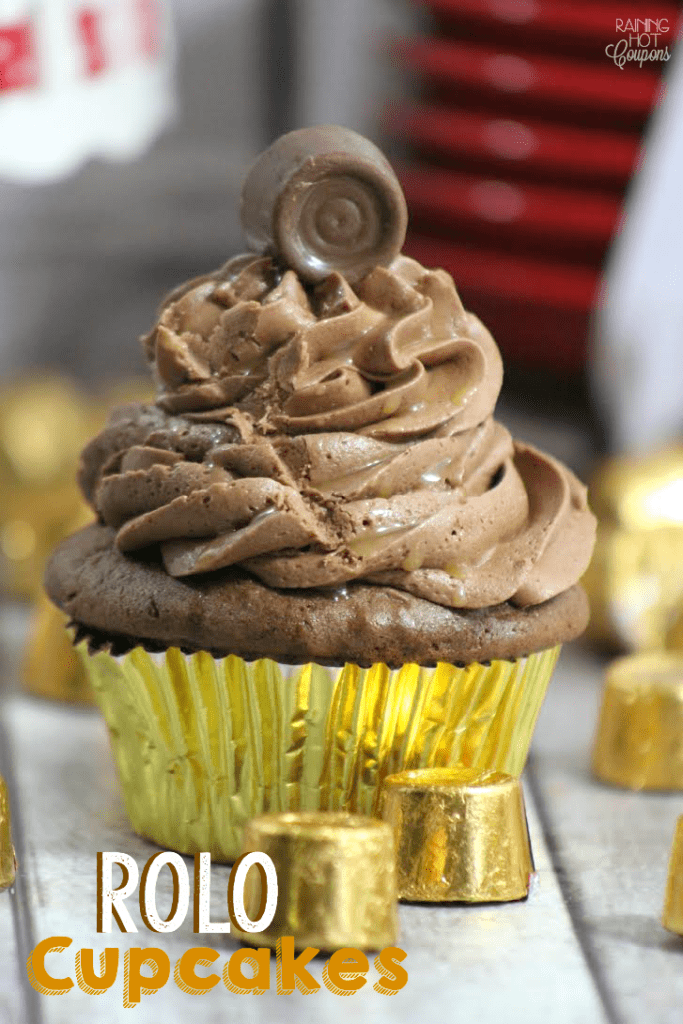 Rolo Cupcakes The Ultimate Leftover Candy Recipe Collection! With over 70 recipes you are sure to find ways to use left over candy in ways you did not imagine! From pies to ice cream to drinks, these recipes will blow your mind! 