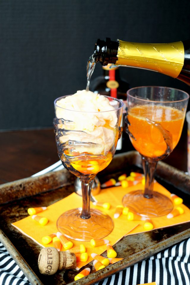 vanishing candy corn cocktails The Spookiest Halloween Drink Recipes Ever!