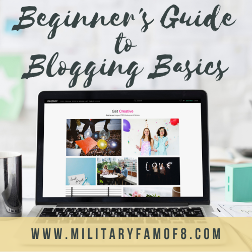 This Beginner's Guide to Blogging Basics will help you get started on the right foot. I began my blog using these steps and have been building on them, and I wanted to share them with you. I hope they help you begin this amazing journey!