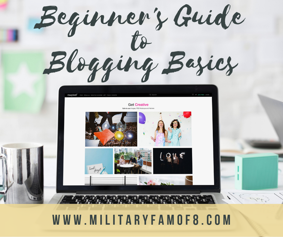 This Beginner's Guide to Blogging Basics will help you get started on the right foot. I began my blog using these steps and have been building on them, and I wanted to share them with you. I hope they help you begin this amazing journey!