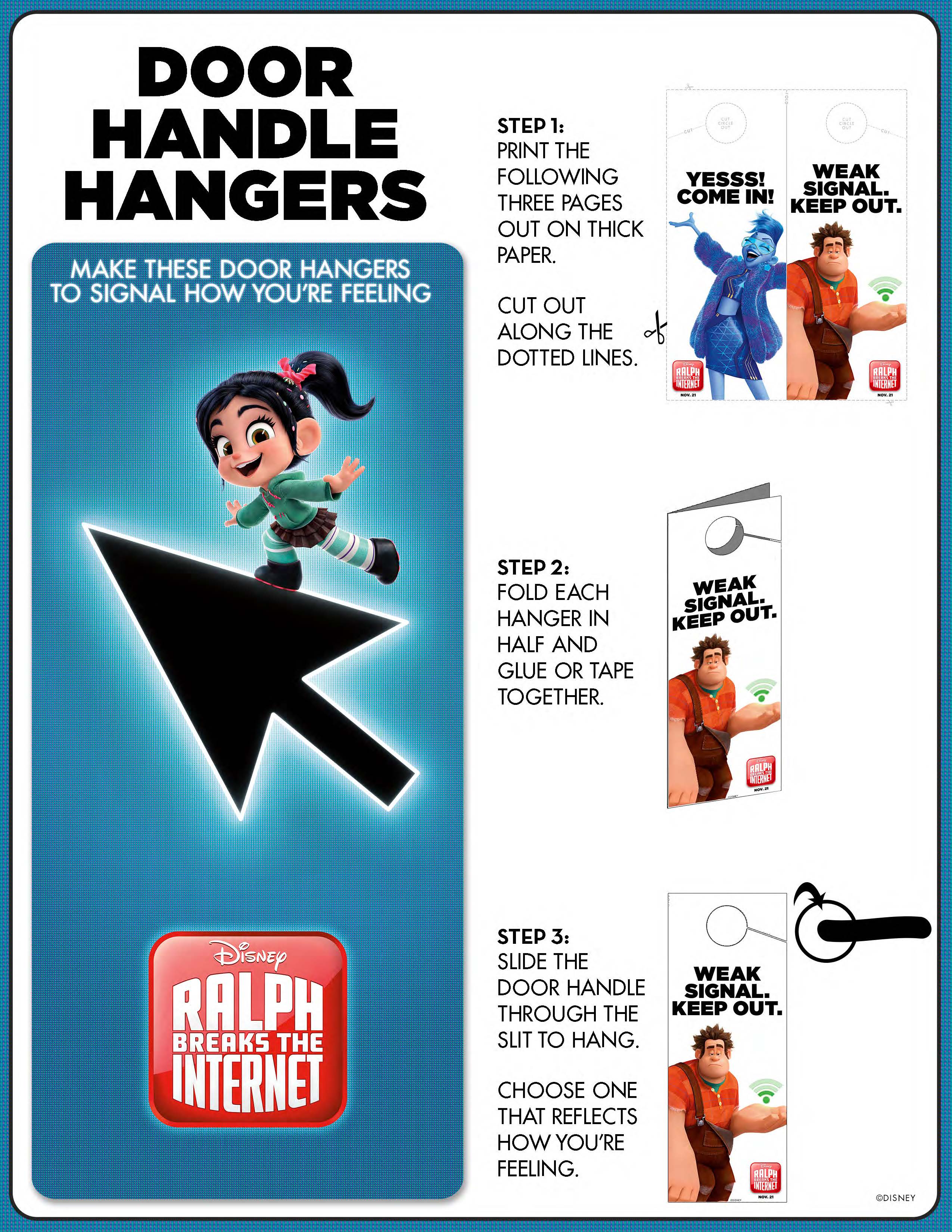 Ralph Breaks the Internet Printable and Coloring Pages. Free pages from the 2nd Wreck-it Ralph movie. #printable #freeprintable #disney