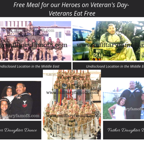 Free Meal for our Heroes on Veteran's Day- Veterans Eat Free. Restaurant offering free meals for Veterans and active duty Military on Veterans day.