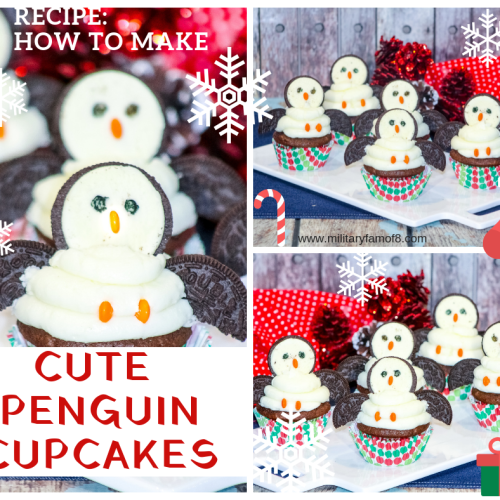 This Recipe: How to Make Cute Penguin Cupcakes is the easiest recipe I have. For the biggest shortcut ever, buy your cupcakes from the grocery store and only worry about making the penguins! This is one of my favorite quick and easy recipes!