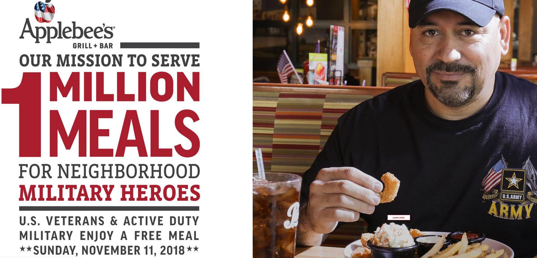 Free Meal for our Heroes on Veteran's Day- Veterans Eat Free
