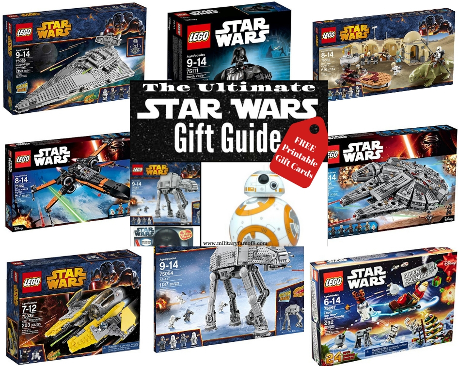 The Star Wars Ultimate Gift Guide and Free Printable Gift Tags. What gift to buy a Star Wars fan? Best Star Wars gifts to give? 