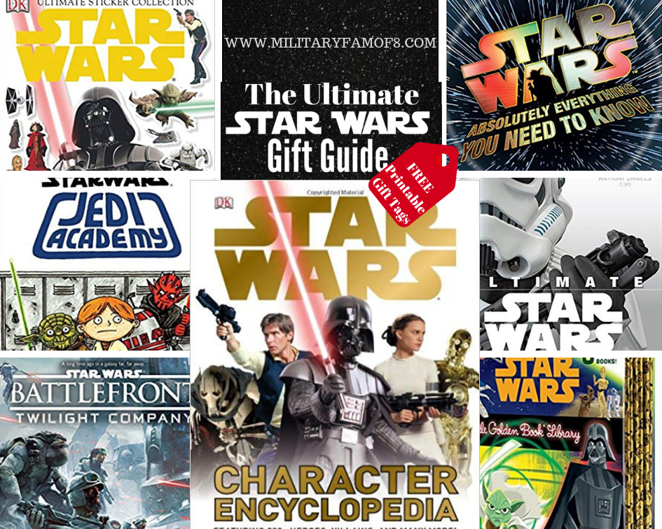 The Star Wars Ultimate Gift Guide and Free Printable Gift Tags. What gift to buy a Star Wars fan? Best Star Wars gifts to give? 